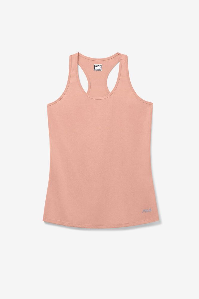 Fila Tank Top Womens Pink - Move It Loose - Philippines 5486139-PV